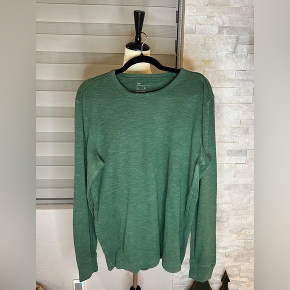 Gap Thermal Long Sleeve Tee Cozy Vibes Only! Size: L - Picture 2 of 6